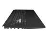 0KNR0-661VGE00 Original Asus Tastatur inkl. Topcase DE (deutsch) schwarz/transparent/schwarz mit Backlight
