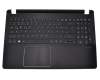 60.M9YN7.033 Original Acer Tastatur inkl. Topcase DE (deutsch) schwarz/schwarz