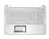 Tastatur inkl. Topcase DE (deutsch) weiß/weiß original für Toshiba Satellite L50D-B