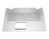 AEBK3G00010 Original Quanta Tastatur inkl. Topcase DE (deutsch) silber/silber mit Backlight