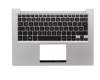 0K05-000C000 Original Protek Tastatur inkl. Topcase DE (deutsch) schwarz/silber mit Backlight