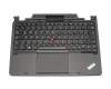 Tastatur inkl. Topcase DE (deutsch) schwarz/schwarz mit Mouse-Stick original für Lenovo ThinkPad Helix (3701)