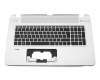 Tastatur inkl. Topcase DE (deutsch) schwarz/silber mit Backlight original für HP Envy 17-k230ng (L3S42EA)
