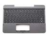 90NK0101-R30130 Original Asus Tastatur inkl. Topcase BE (belgisch) schwarz/grau