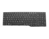 FUJ:CP672250-XX Original Fujitsu Tastatur DE (deutsch) schwarz/schwarz matt mit Mouse-Stick