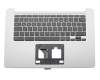 6B.GC2N5.008 Original Acer Tastatur inkl. Topcase DE (deutsch) schwarz/silber