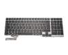 Tastatur DE (deutsch) schwarz mit Backlight original für Fujitsu Celsius H730 (WXG41DE)