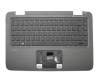 Tastatur inkl. Topcase DE (deutsch) schwarz/schwarz original für HP Pavilion X360 13-a100