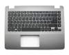 60.MSTN7.010 Original Acer Tastatur inkl. Topcase DE (deutsch) schwarz/grau