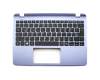 60.MRKN7.010 Original Acer Tastatur inkl. Topcase DE (deutsch) schwarz/blau