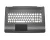 V150646JS1 Original Sunrex Tastatur inkl. Topcase DE (deutsch) silber/schwarz mit Backlight