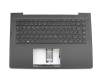 Tastatur inkl. Topcase DE (deutsch) schwarz/schwarz mit Backlight original für Lenovo IdeaPad 500S-14ISK (80Q30068GE)
