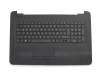 Tastatur inkl. Topcase DE (deutsch) schwarz/schwarz original für HP 17-y000