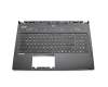 Tastatur inkl. Topcase DE (deutsch) schwarz/schwarz mit Backlight original für MSI WS60 7RJ (MS-16H8)
