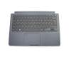 Tastatur inkl. Topcase DE (deutsch) schwarz/anthrazit mit Backlight original für Samsung NP900X3E-A03DE