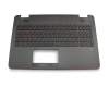 90NB06R2-R30100 Original Asus Tastatur inkl. Topcase DE (deutsch) schwarz/schwarz mit Backlight