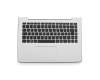 Tastatur inkl. Topcase DE (deutsch) schwarz/weiß mit Backlight original für Lenovo U31-70 (80M500FVGE)