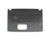 Tastatur inkl. Topcase DE (deutsch) schwarz/schwarz mit Backlight RGB original für Asus TUF FX753VD