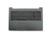 Tastatur inkl. Topcase DE (deutsch) schwarz/grau original für Lenovo IdeaPad 510-15IKB (80SV00G3GE)