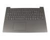 Tastatur inkl. Topcase DE (deutsch) grau/grau original für Lenovo IdeaPad 320-15IKBA (80YE) Serie