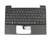 6B.LCVN2.010 Original Acer Tastatur inkl. Topcase DE (deutsch) schwarz/schwarz