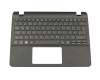 Tastatur inkl. Topcase DE (deutsch) schwarz/schwarz original für Acer Aspire ES1-131 (32GB eMMC)