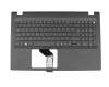 6BVBAN7010 Original Acer Tastatur inkl. Topcase DE (deutsch) schwarz/schwarz