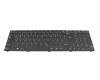 Tastatur DE (deutsch) schwarz/blau/schwarz matt original für Medion Erazer P7652 Serie