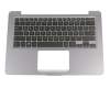 Tastatur inkl. Topcase DE (deutsch) schwarz/grau mit Backlight original für Asus VivoBook S14 S406UA Serie