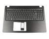 Tastatur inkl. Topcase DE (deutsch) schwarz/schwarz original für Acer Aspire 5 (A515-52) Serie