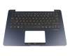 90NB0DS5-R31GE0 Original Asus Tastatur inkl. Topcase DE (deutsch) schwarz/blau mit Backlight