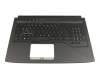 Tastatur inkl. Topcase DE (deutsch) schwarz/schwarz mit Backlight Carbon original für Asus ROG Strix SCAR GL503VM