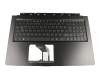 6B.Q23N1.008 Original Acer Tastatur inkl. Topcase DE (deutsch) schwarz/schwarz mit Backlight