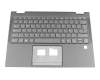 Tastatur DE (deutsch) grau mit Backlight original für Lenovo Yoga C630-13Q50 (81JL)