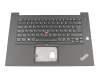Tastatur inkl. Topcase DE (deutsch) schwarz/schwarz mit Backlight und Mouse-Stick original für Lenovo ThinkPad X1 Extreme (20MG/20MF) Serie
