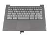 Tastatur inkl. Topcase DE (deutsch) grau/schwarz mit Backlight original für Lenovo IdeaPad S340-14IWL (81N7)