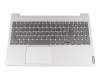 Tastatur inkl. Topcase DE (deutsch) dunkelgrau/grau mit Backlight original für Lenovo IdeaPad S340-15IIL (81WL)