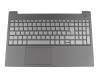 Tastatur inkl. Topcase DE (deutsch) dunkelgrau/schwarz mit Backlight original für Lenovo IdeaPad S340-15IIL (81WL)