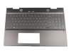 Tastatur inkl. Topcase DE (deutsch) grau/grau mit Backlight original für HP Envy x360 15-cp0800