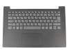 Tastatur inkl. Topcase DE (deutsch) grau/schwarz gemustert original für Lenovo IdeaPad 130-14IKB (81H6) Serie