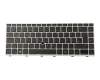 Tastatur DE (deutsch) schwarz/silber mit Backlight und Mouse-Stick (Privacy) original für HP EliteBook 745 G5 Serie