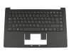 Tastatur inkl. Topcase DE (deutsch) schwarz/schwarz original für Medion Akoya E4253 Serie