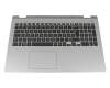 Tastatur inkl. Topcase DE (deutsch) schwarz/silber original für Medion Akoya E6439 Serie