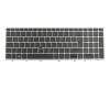 L29477-041 Original HP Tastatur DE (deutsch) schwarz/silber mit Backlight und Mouse-Stick