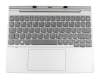 Tastatur inkl. Topcase DE (deutsch) grau/silber original für Lenovo IdeaPad D330-10IGM (81MD)