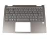 Tastatur inkl. Topcase DE (deutsch) anthrazit/anthrazit mit Backlight original für Lenovo Yoga 730-13IWL (81JR) Serie
