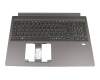 Tastatur inkl. Topcase DE (deutsch) schwarz/schwarz mit Backlight original für Acer Aspire 7 (A715-74G)