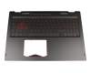 NK.I1513.0AG Original Wistron Tastatur inkl. Topcase DE (deutsch) schwarz/schwarz mit Backlight