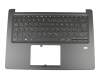 6B.H1YN1.008 Original Acer Tastatur inkl. Topcase DE (deutsch) schwarz/schwarz mit Backlight