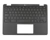 Tastatur inkl. Topcase DE (deutsch) schwarz/schwarz original für Acer Chromebook Spin 11 (R751TN) Serie